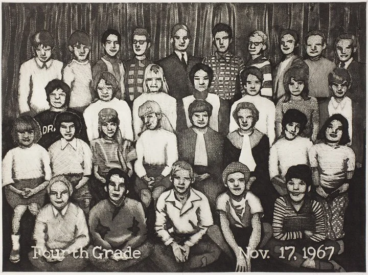 Fourth Grade, 1981, 17.5 x 23.5