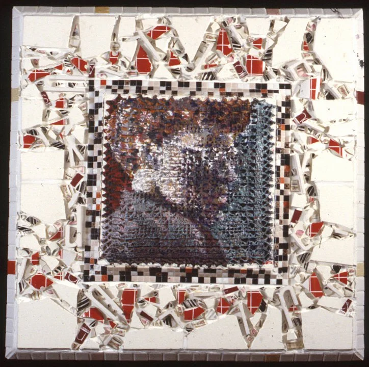 Mark 1, 1986, mixed media, 26 x 26