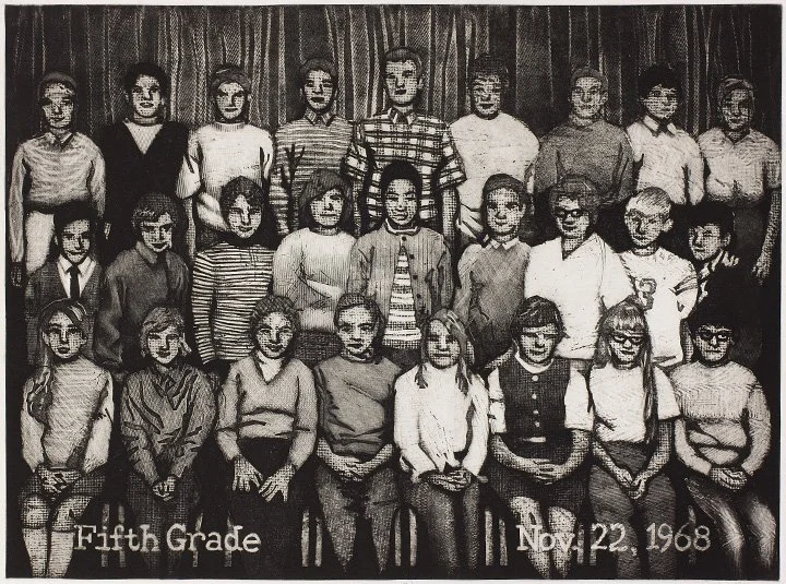 Fifth Grade, 1981, 17.5 x 23.5