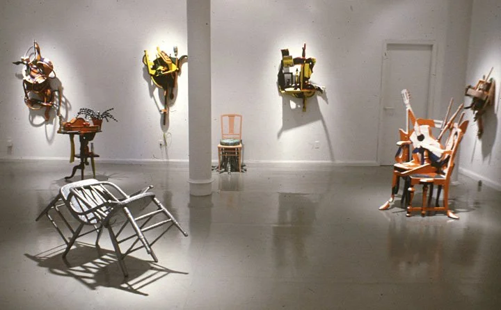 Installation view Souyun Yi Gallery, NYC, 1991