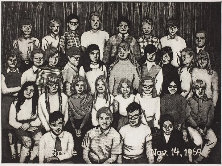 Sixth Grade, 1981, 17.5 x 23.5