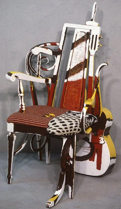 Déjà Vu, 1990, mixed media, 48 x 24 x 37