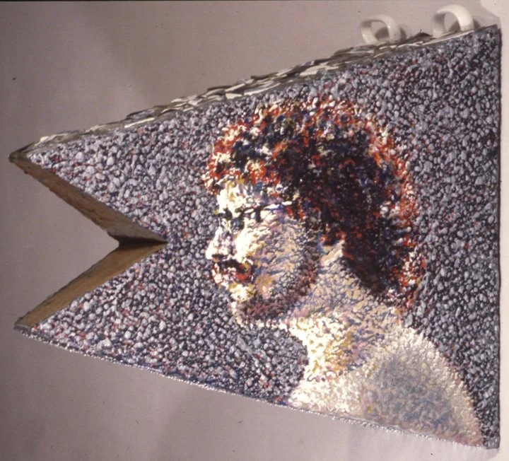 Shoulder to Shoulder (second view), 1987, mixed media, 21 x 11.5 x 21.5