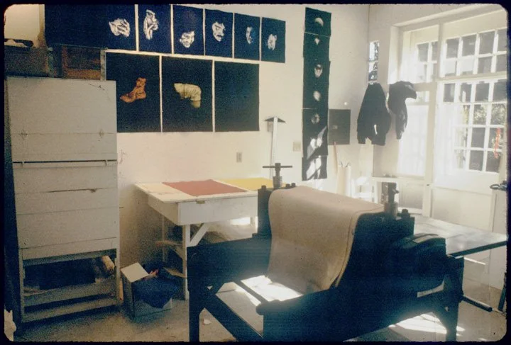 Yaddo studio, view 1, 1991