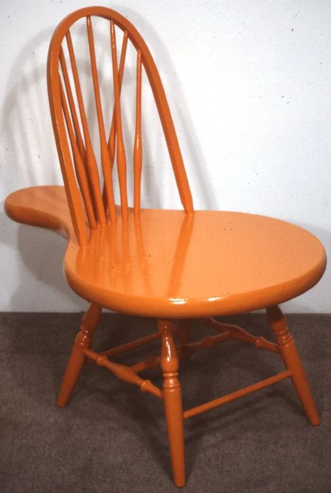 You Know Who, 1989, painted wood, 36 x 23 x 37