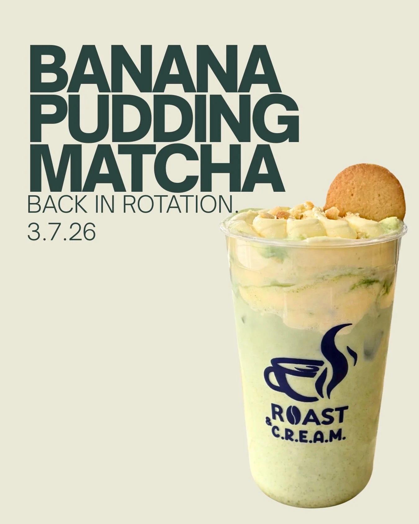 You&rsquo;ve been asking for this one&hellip;. A lot.

Banana Pudding Matcha is back this weekend
3.7.26

Limited quantities daily