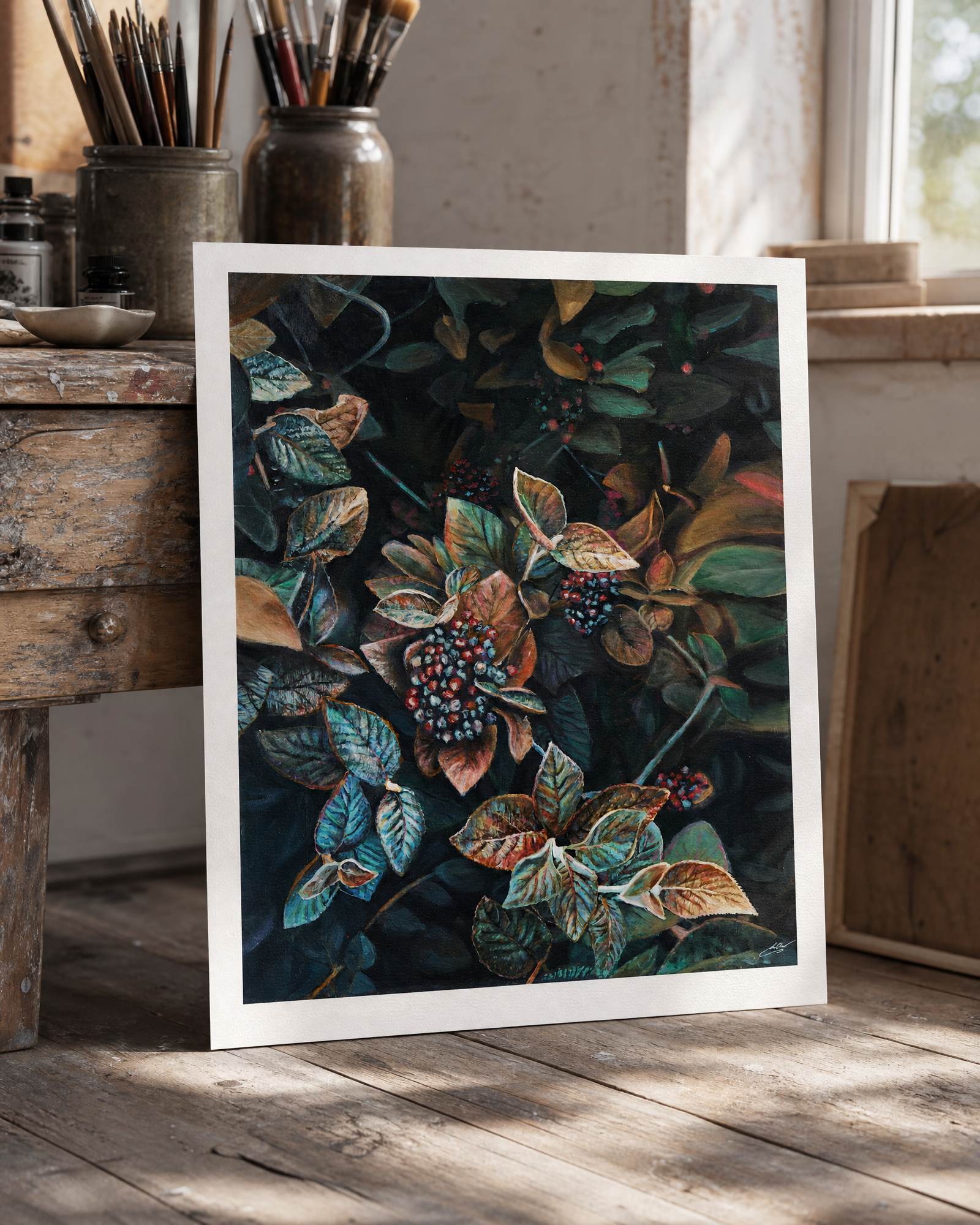 Botanical Painting Mockup 2 - Studio Display.png