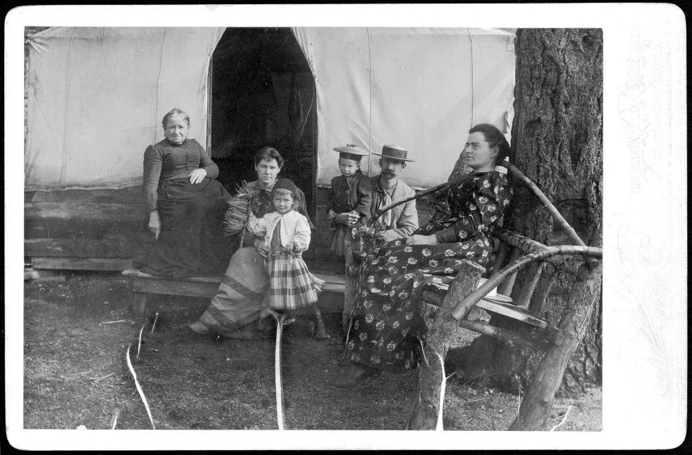 Tent-Cabin Tourists