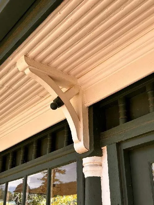 Delightful Late Victorian style architectural details of the Green Mountain Falls Land Office