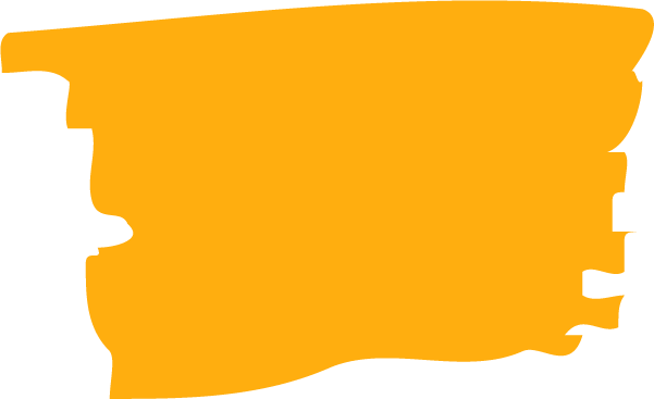 Orange and yellow fox illustration with winter elements and stylized text in a graphic design style.