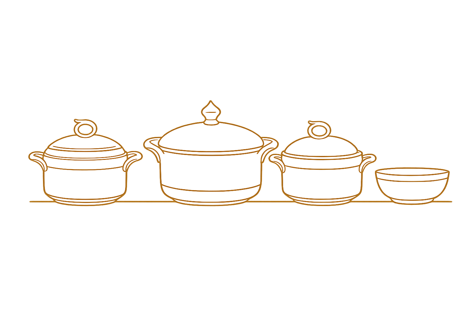 Ifá ritual bowls used to hold ikin for divination.