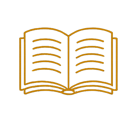 Open book symbol representing study and learning in Ifá practice.