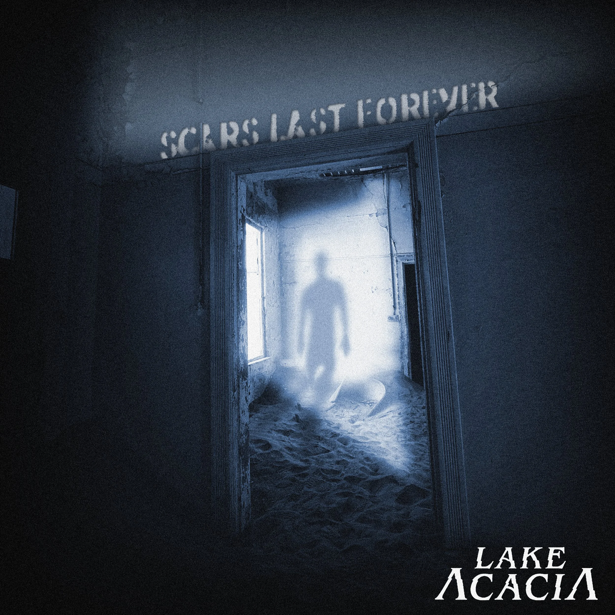 A commissioned single cover design for Lake Acacia titled Scars Last Forever. The artwork explores the frustration of witnessing injustice, feeling powerless to change it, and recognising a shared sense of responsibility or complicity within the syst