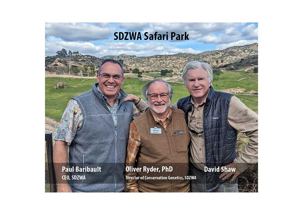 Inspirational Relationship with the San Diego Zoo and Wildlife Alliance