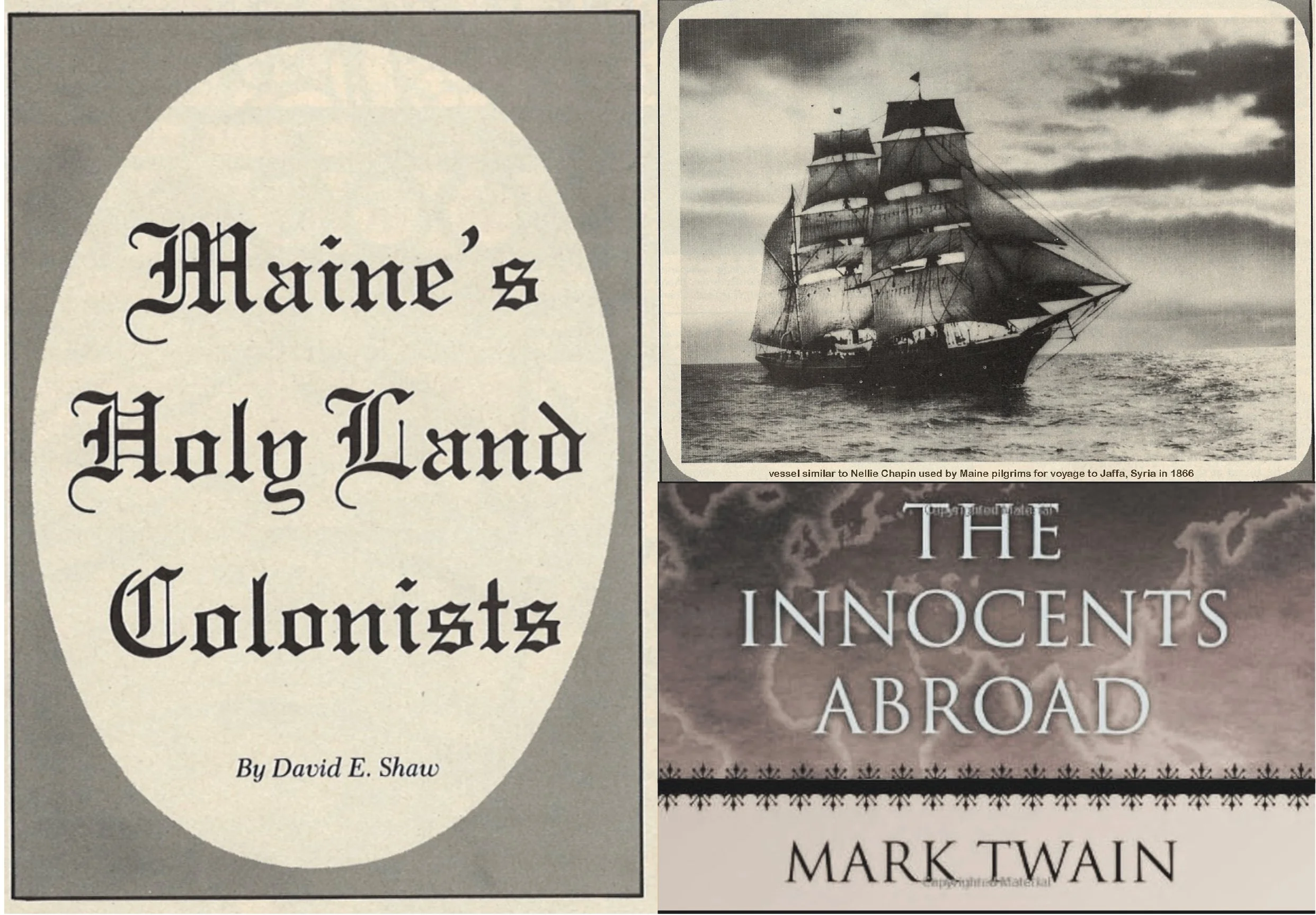 Fascinating Story:  Mark Twain and Maine’s Holy Land Pilgrims 