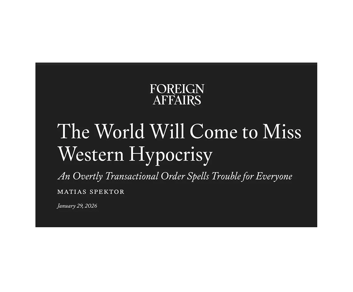 Council on Foreign Relations article
