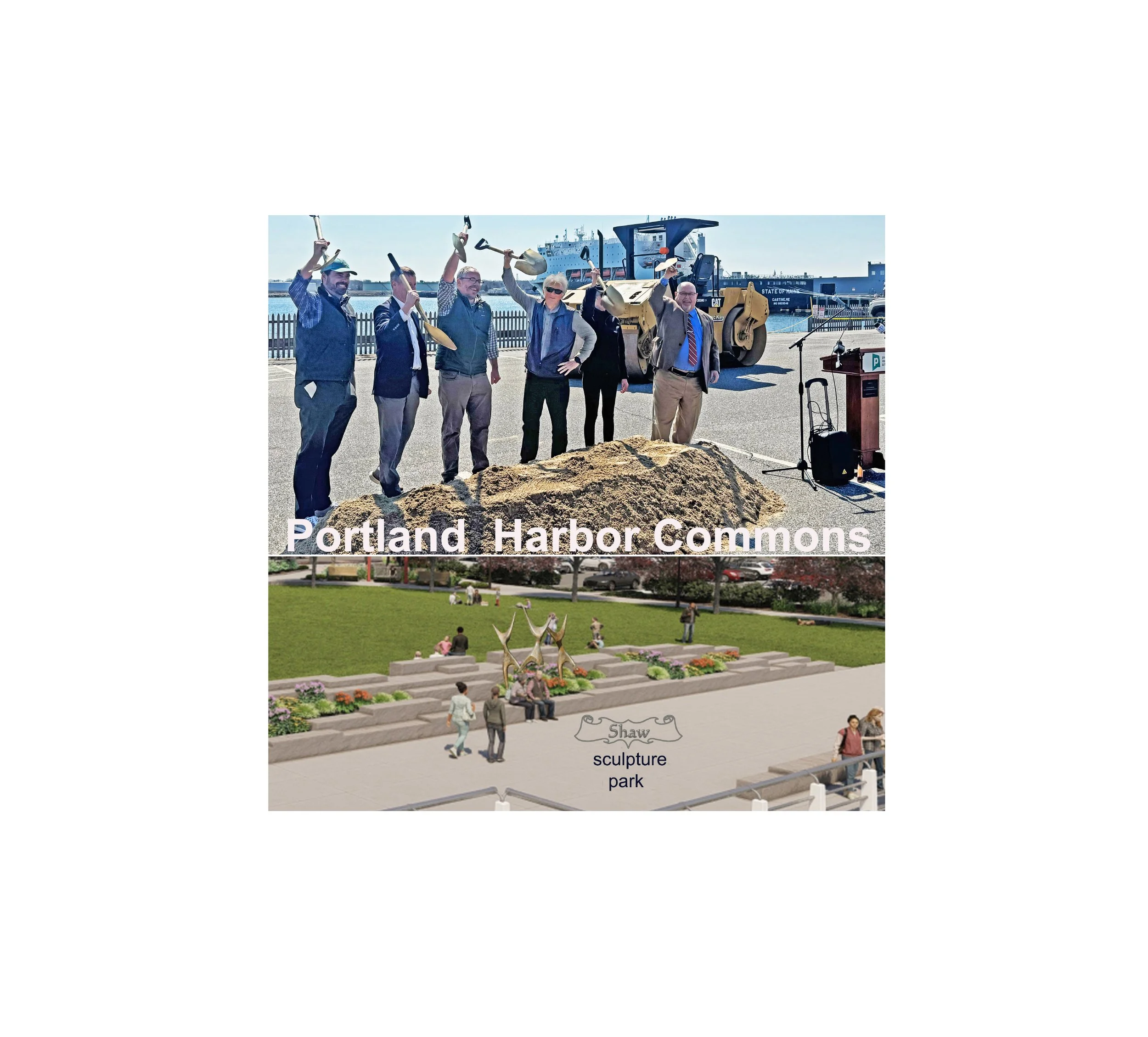Support for new waterfront park in Portland, Maine 