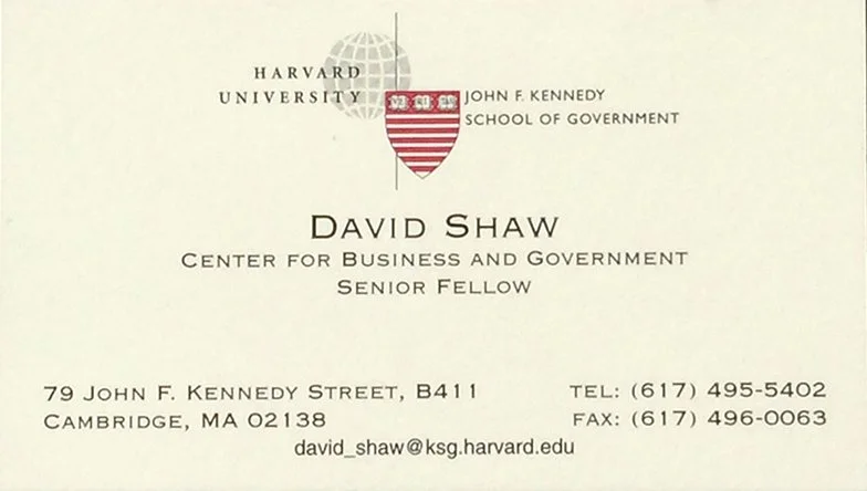 Public leadership support at Harvard’s Kennedy School of Government