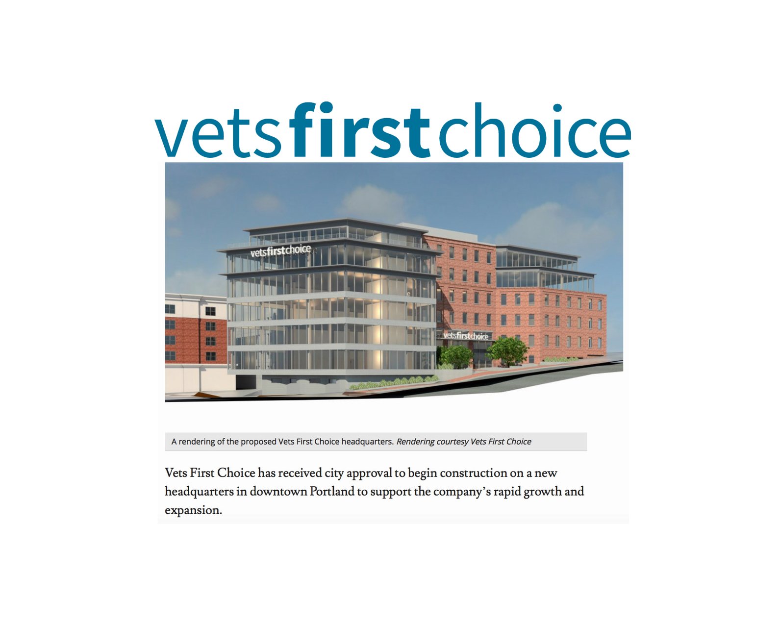 VFC headquarters building approved, Portland, Maine