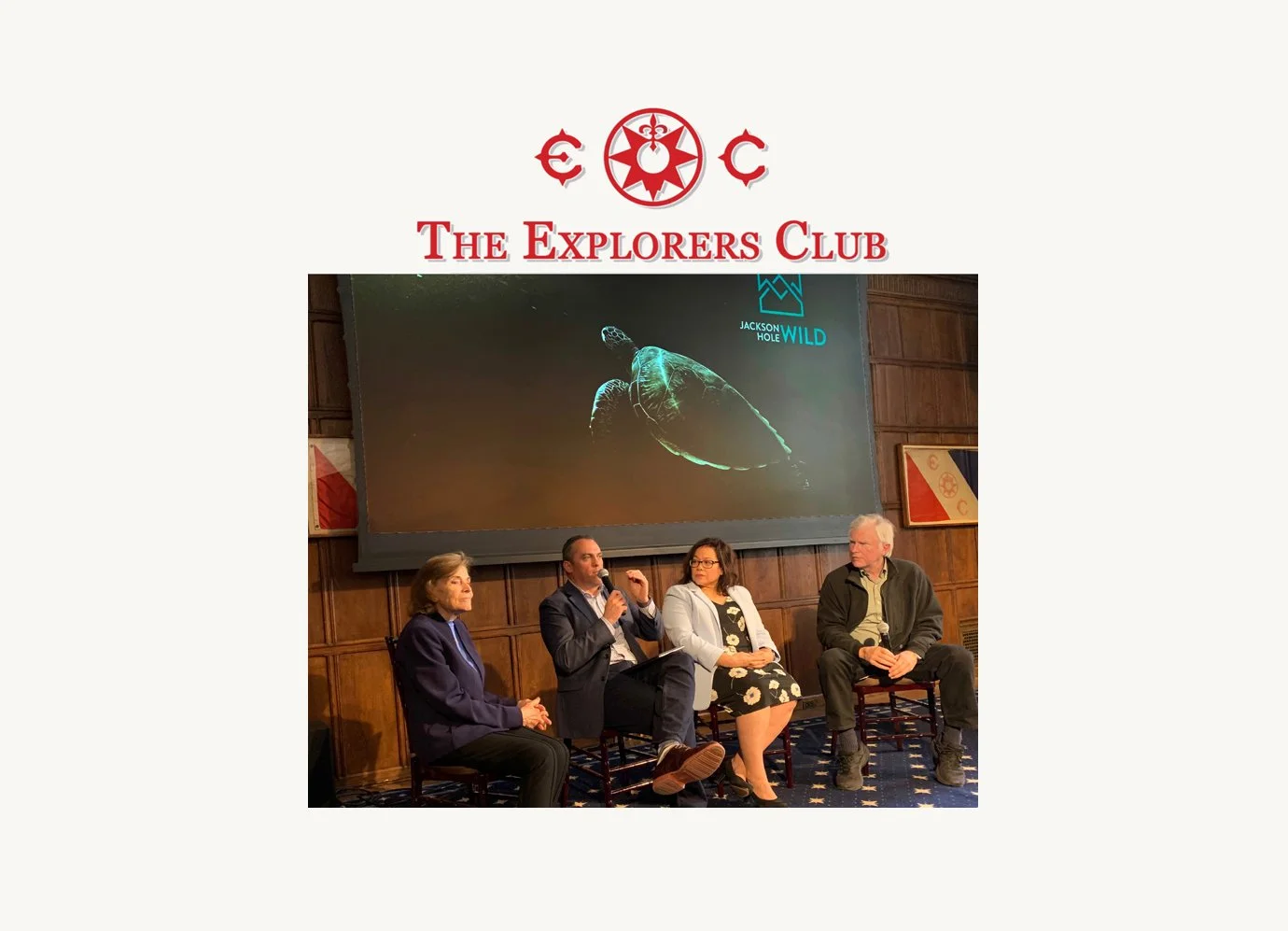 Panel discussion at Explorers Club:  2019 UN World Wildlife Day