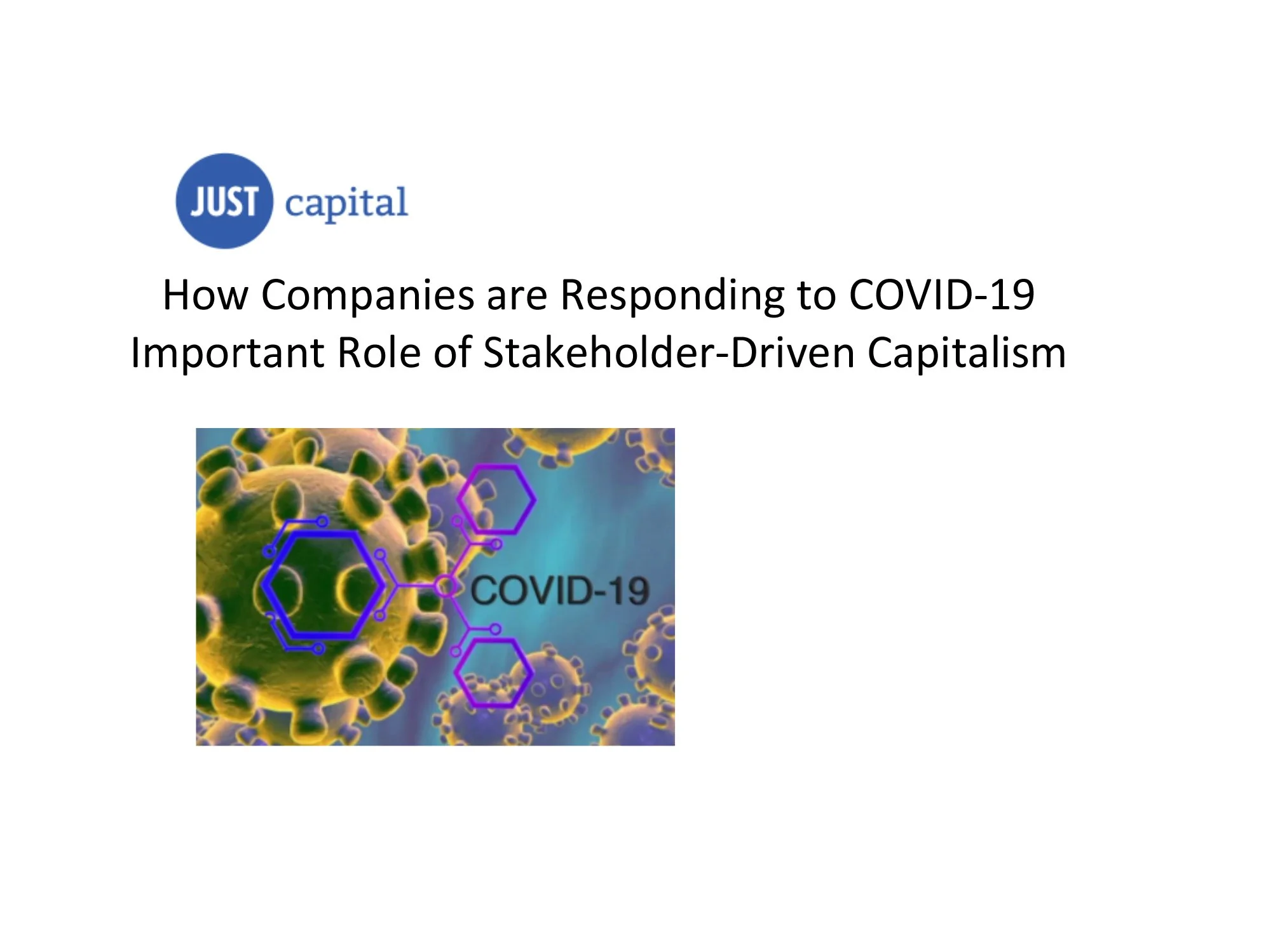 Just Capital:  capitalism meets coronavirus