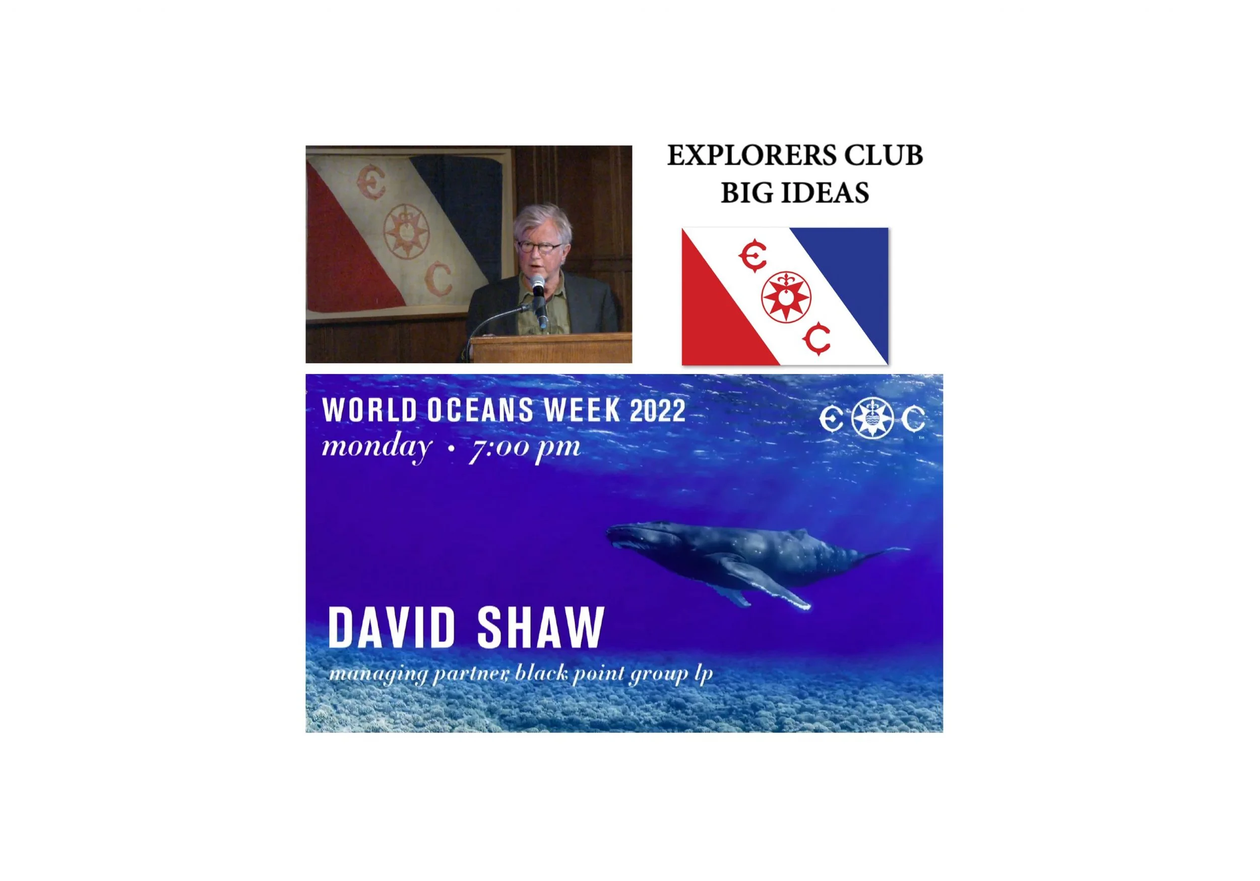 Big Ideas for World Oceans Week at The Explorers Club
