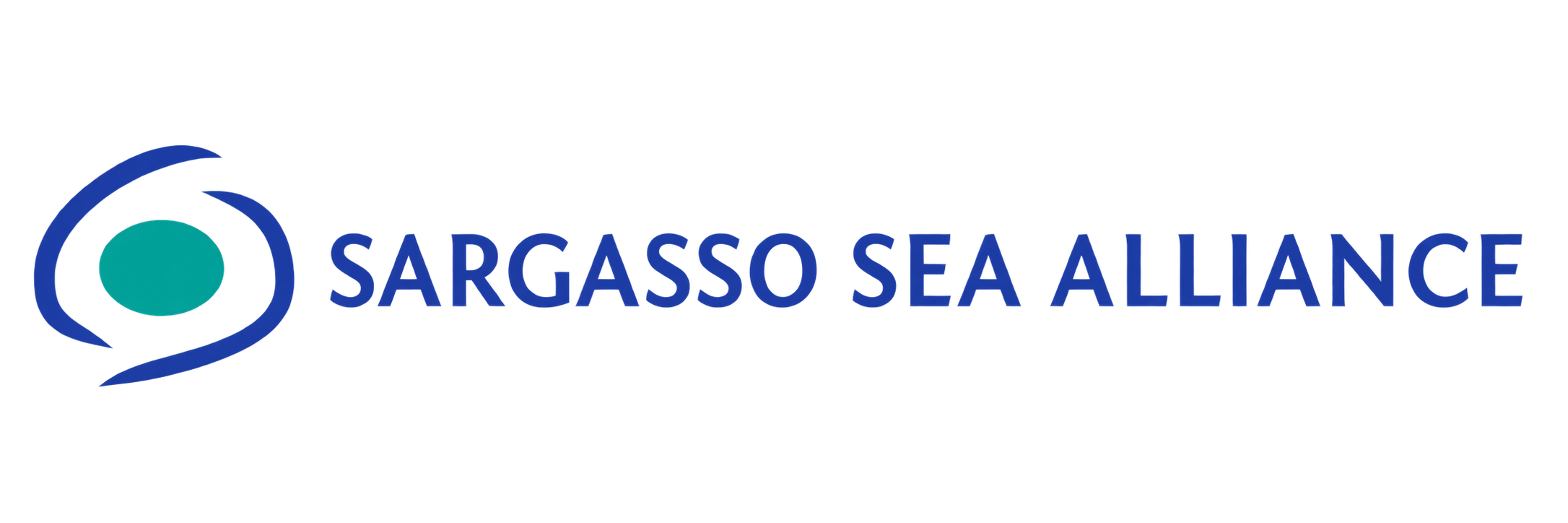 Logo of Sargasso Sea Alliance featuring a stylized circular emblem with a green circle inside a blue outline and the text 'Sargasso Sea Alliance' in blue.