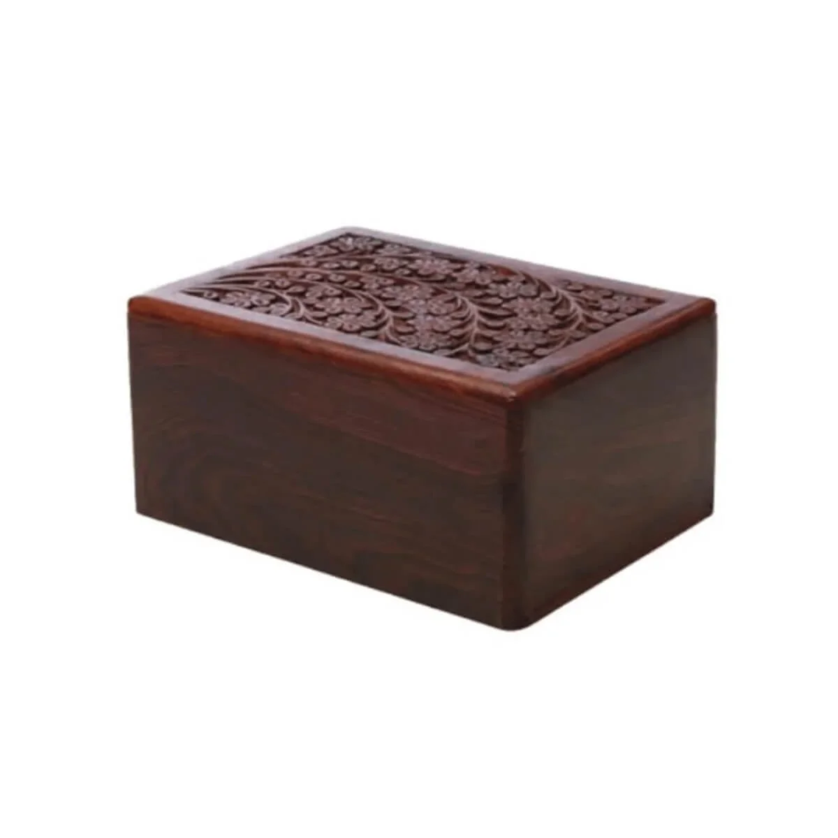 Sheesham Carved Top Urn