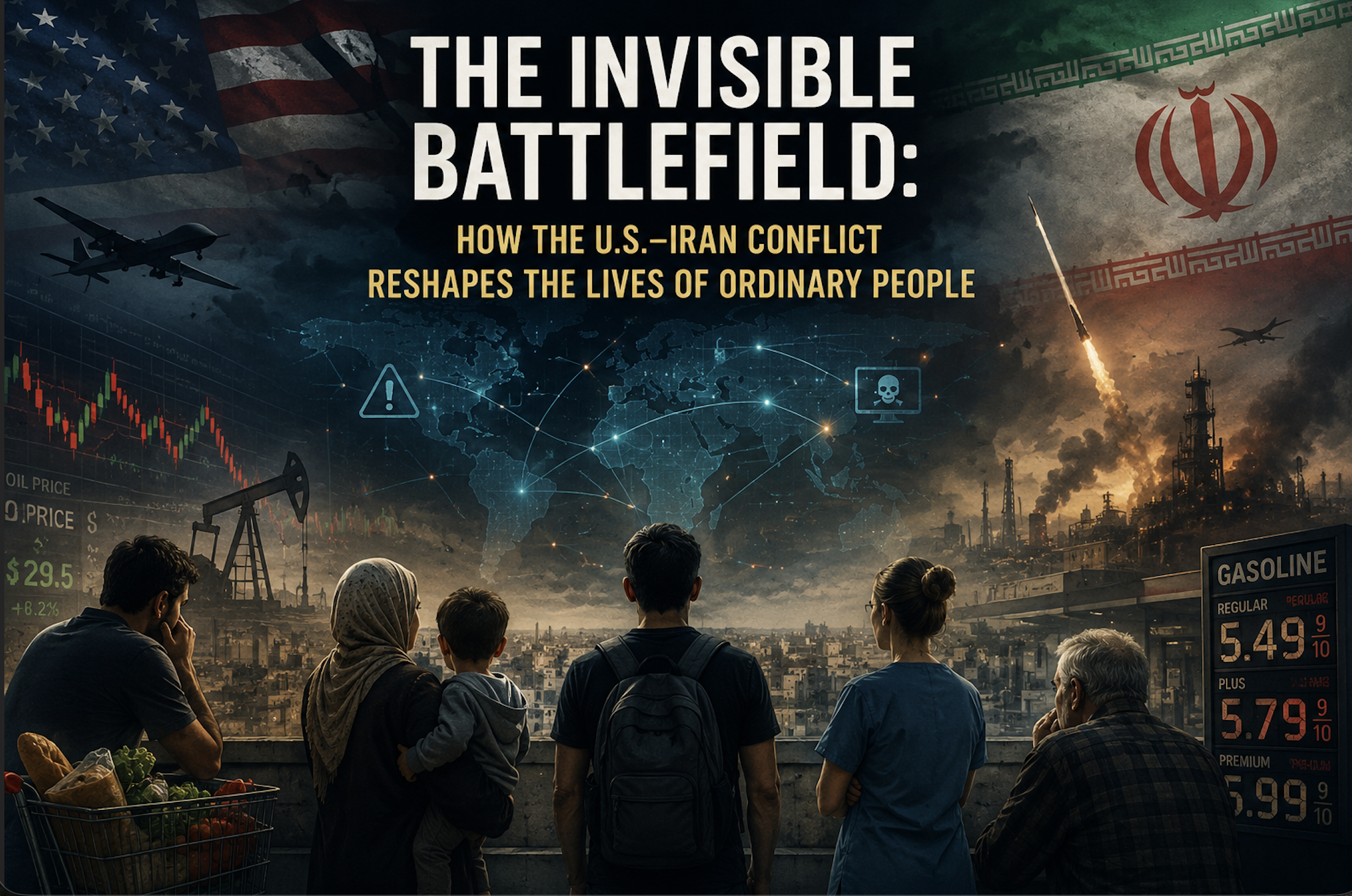 The Invisible Battlefield: How the U.S.–Iran Conflict Reshapes the Lives of Ordinary People