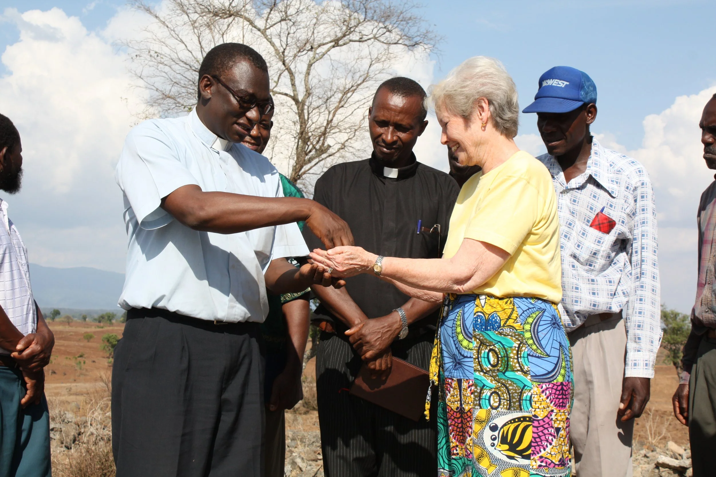 With Bishop Dr. Frederick Shoo, Evangelical Lutheran Church of Tanzania