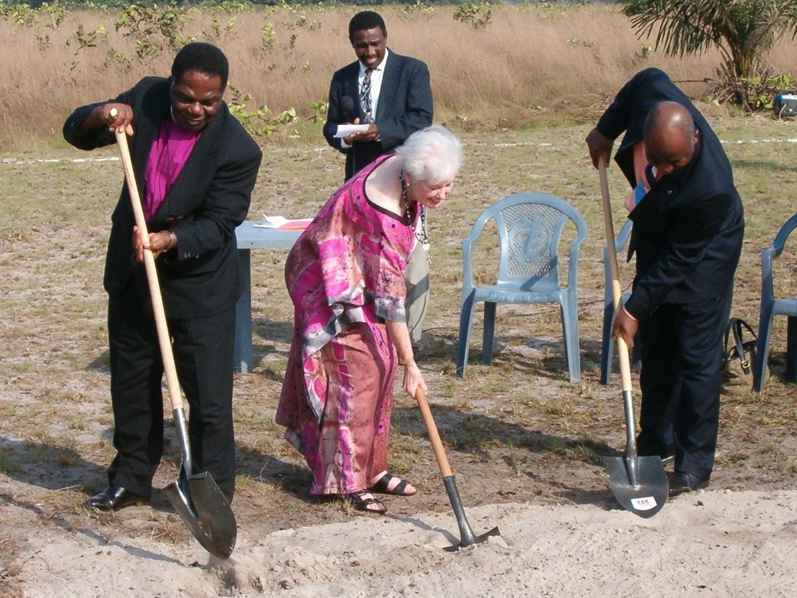 Dedicating the Land in Liberia with Bishop Edward Wea Neufville of the Episcopal Church Liberia
