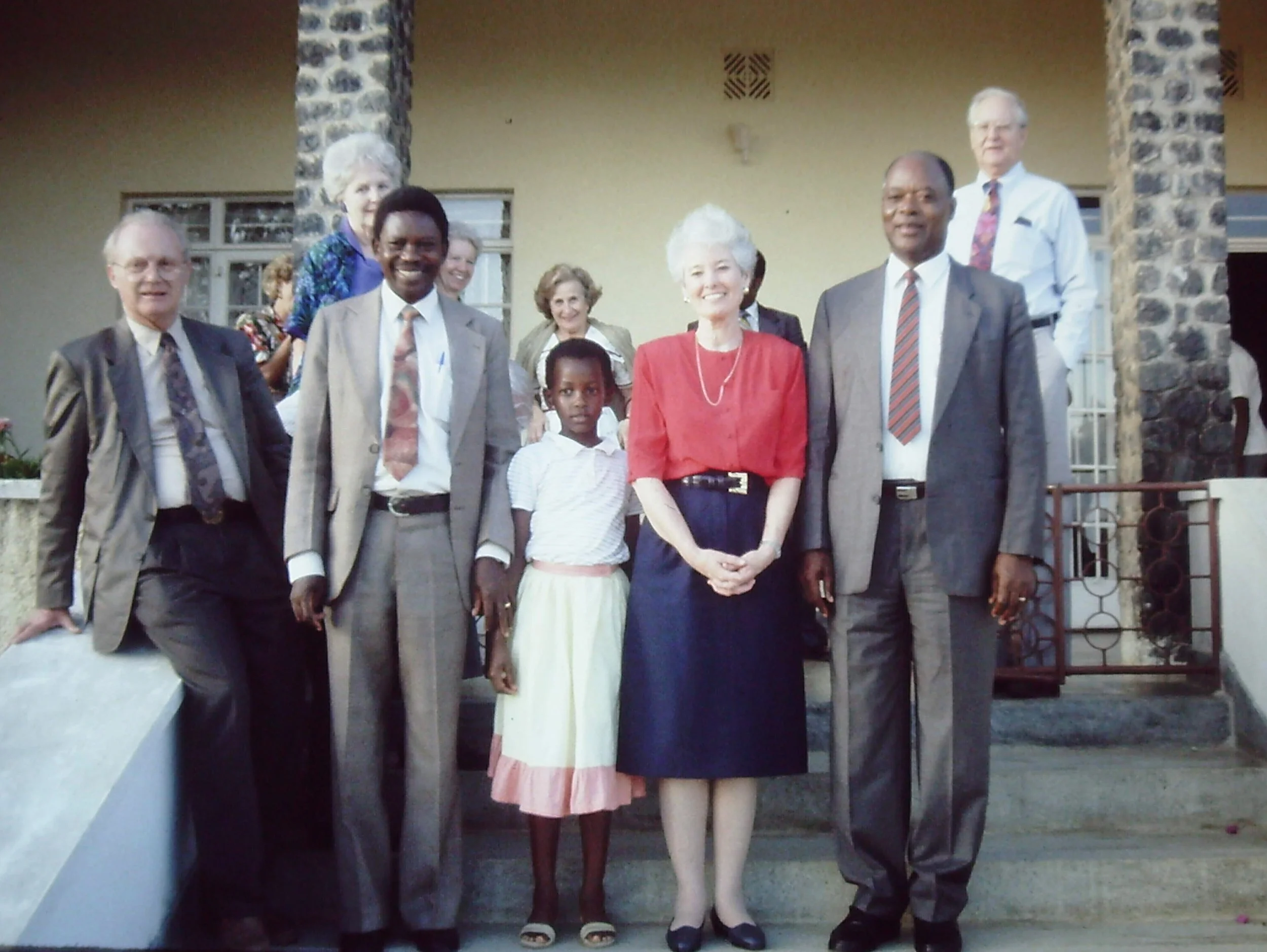 Rosemary and Dr. Bob with
Bishop Erasto Kweka, Evangelical Lutheran Church Tanzania