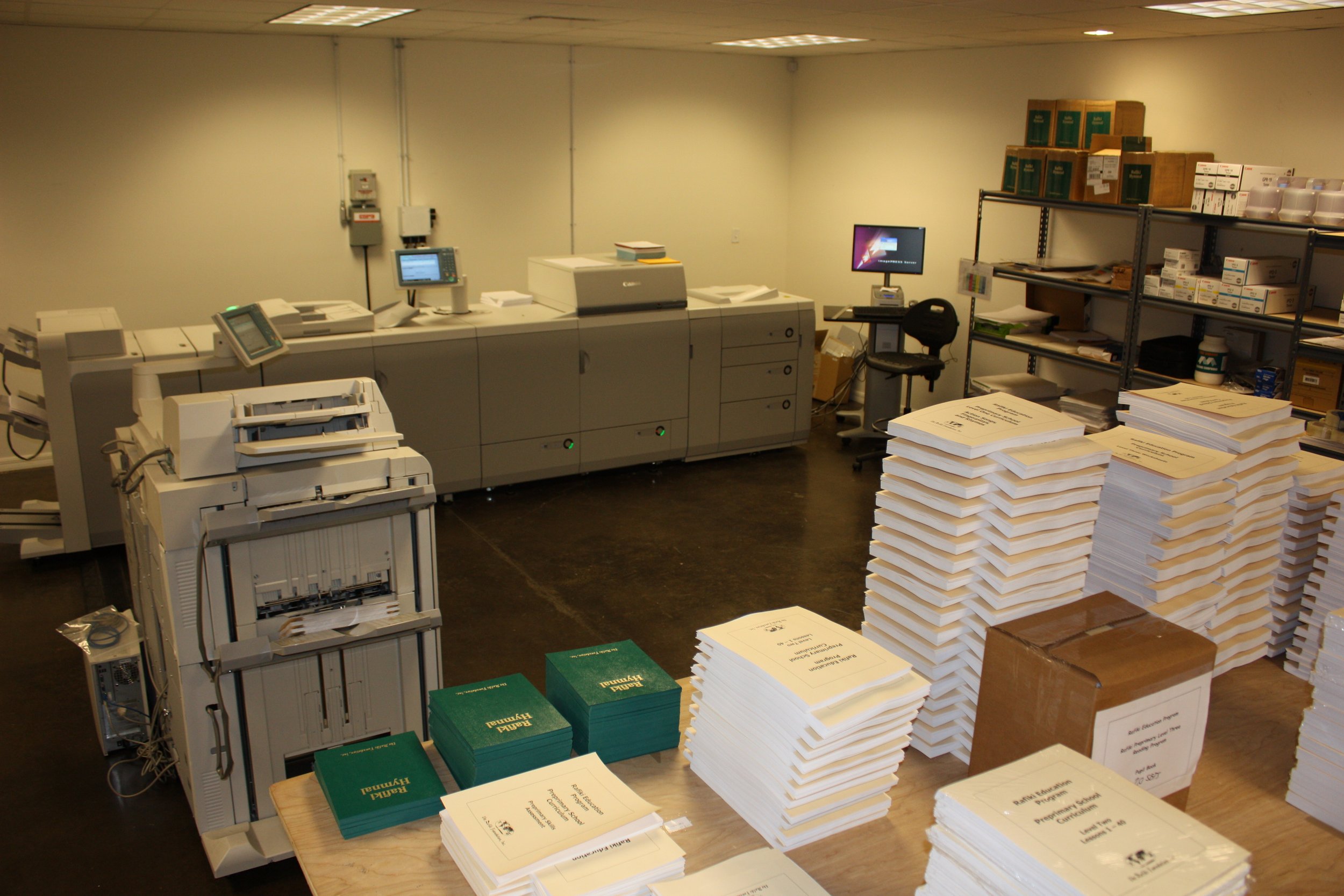 2010—Rafiki starts printing and shipping school curriculum