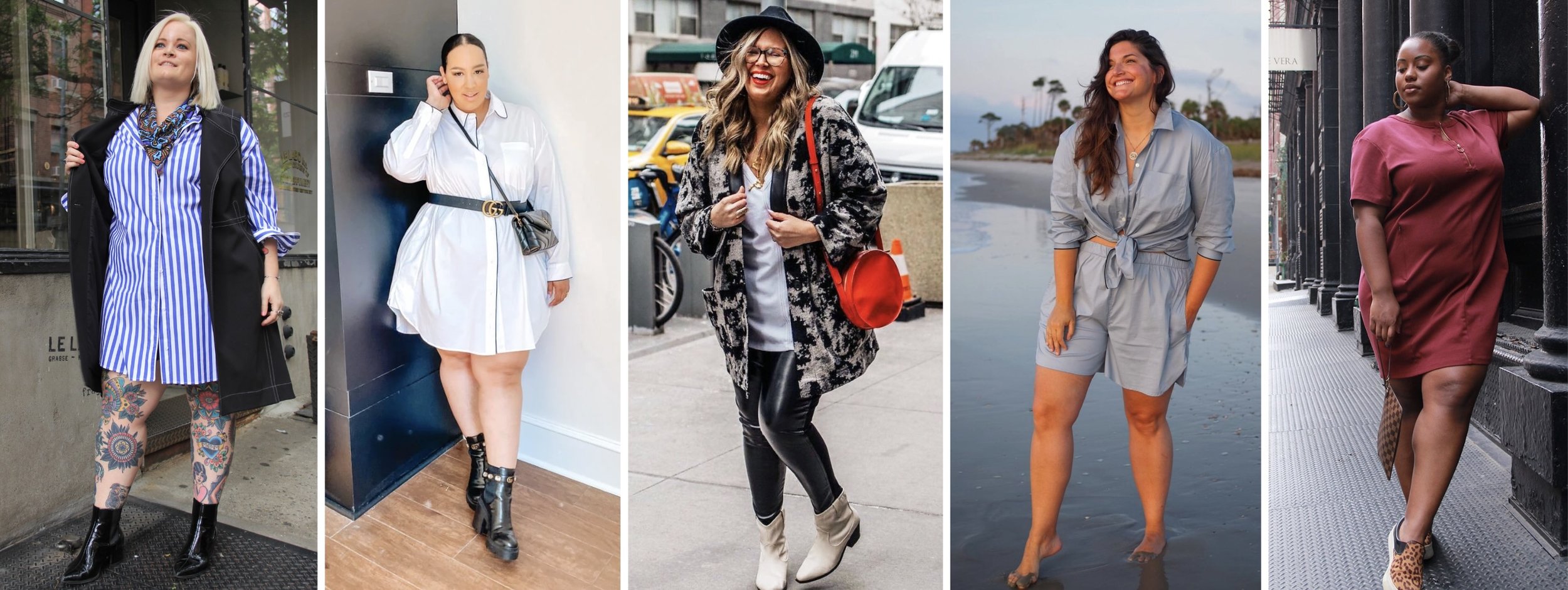 See Rose Go premium plus-size women's fashion by Yi Zhou NYC worn by real plus-size women 5 star reviews