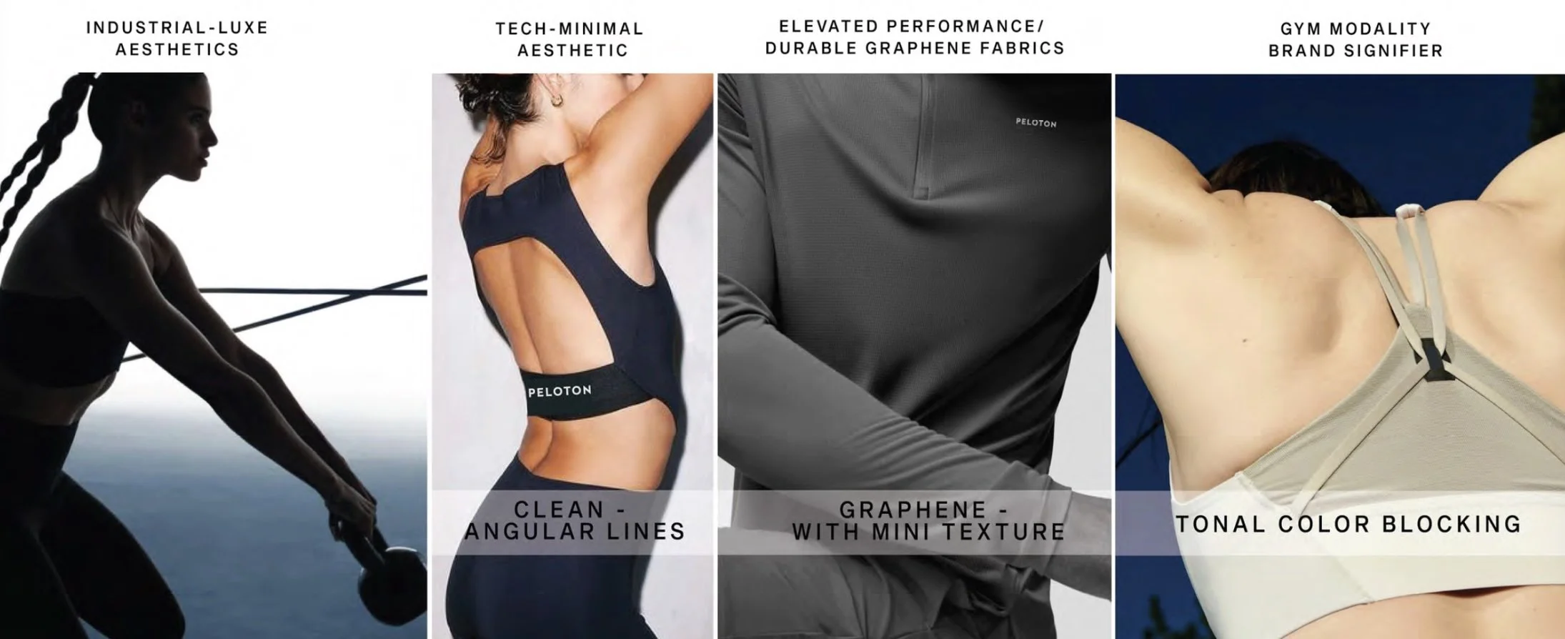 Yi Zhou active performance apparel design NYC Peloton gym training