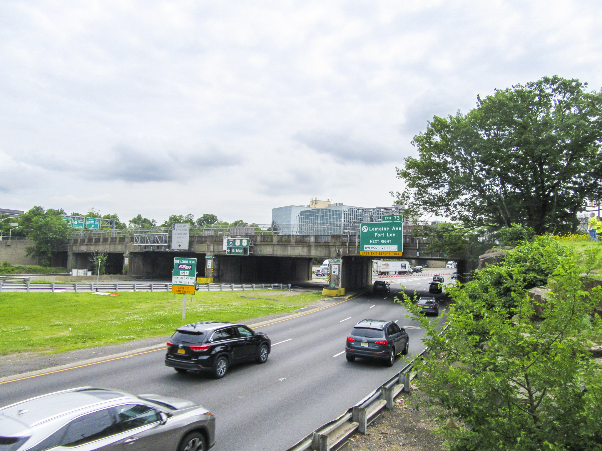 Route 9W over Routes 95, 1&9, 46, 4 Bridge Replacement Project Fort Lee, Bergen County, NJ