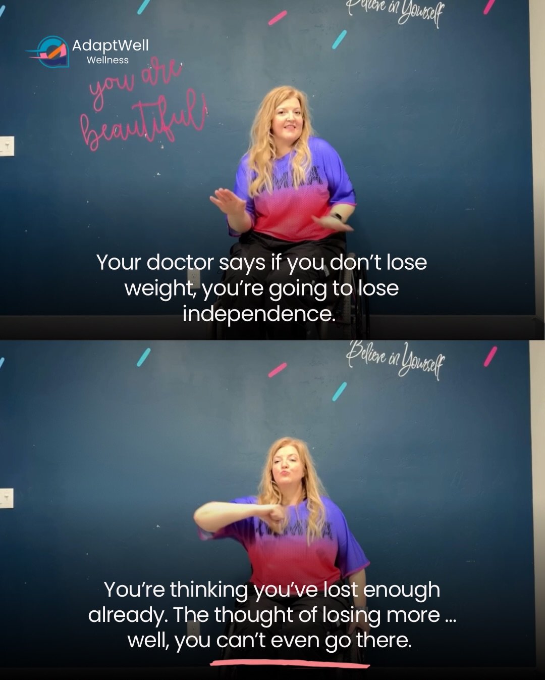 You hear it again&hellip;
&ldquo;You need to lose weight or you will lose your independence.&rdquo;

And your stomach drops.

Not because you don&rsquo;t care&hellip;
But because you&rsquo;ve tried.
You&rsquo;ve eaten less. Skipped meals. Started ove