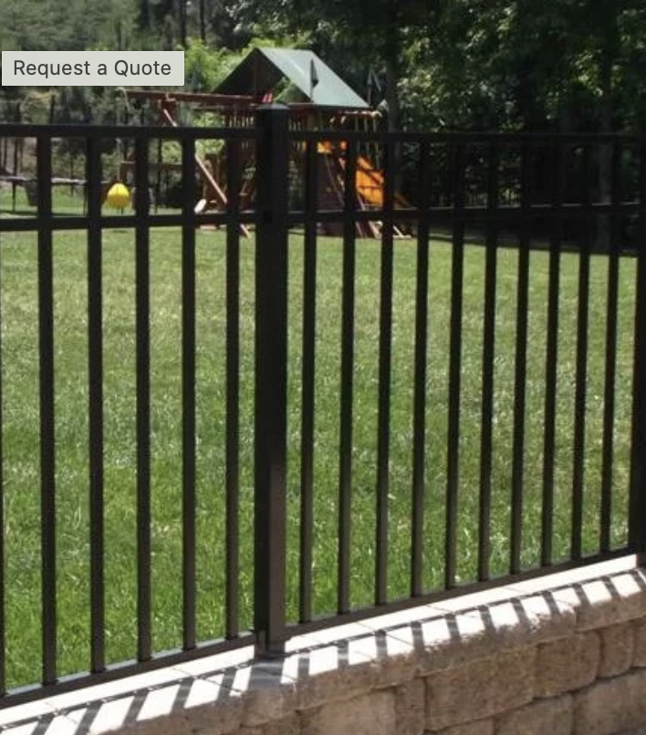 3-Rail 1″ x 5/8″ “Parkway” Series Aluminum Fence