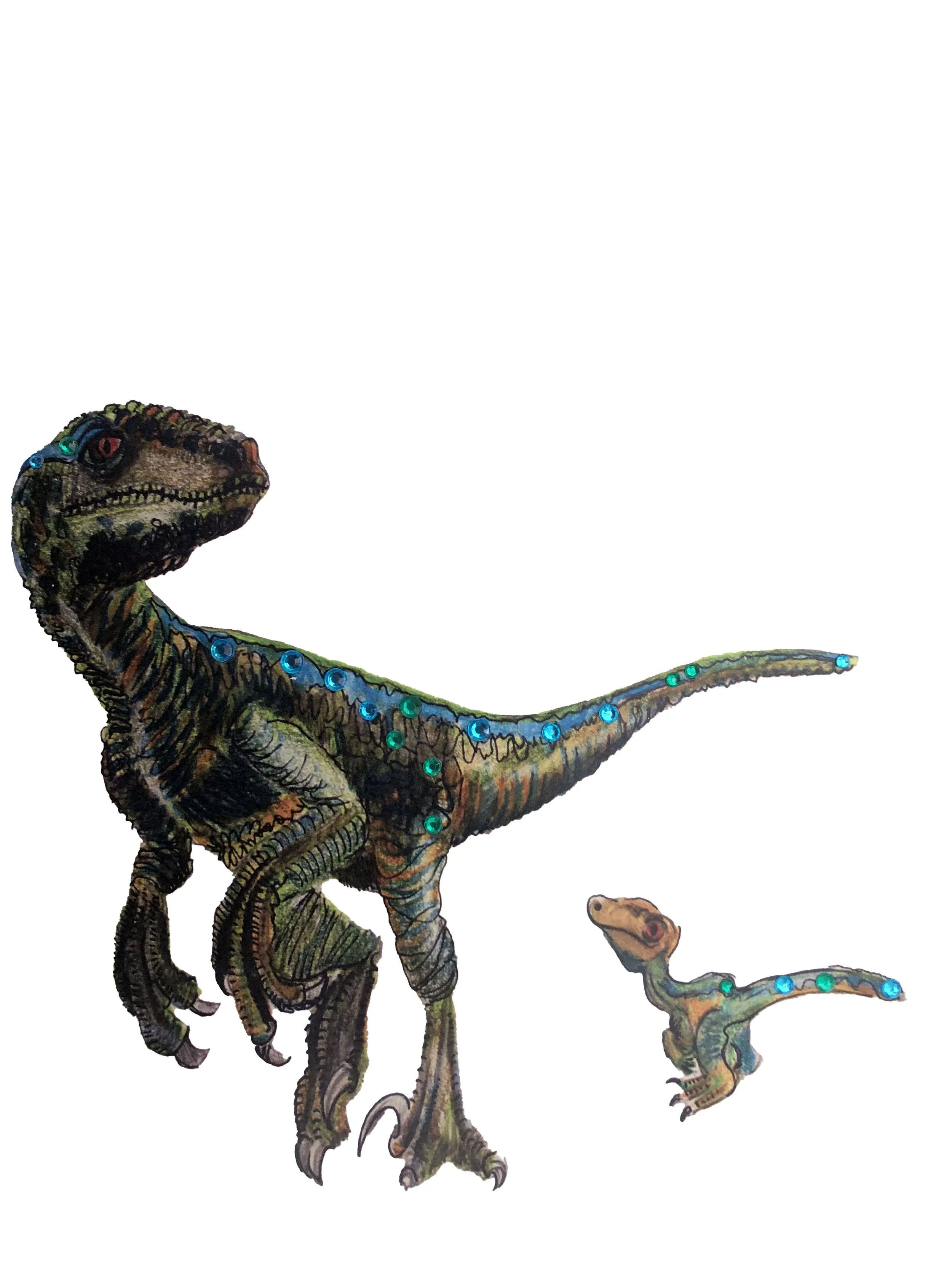 Velociraptor White Gems.jpg