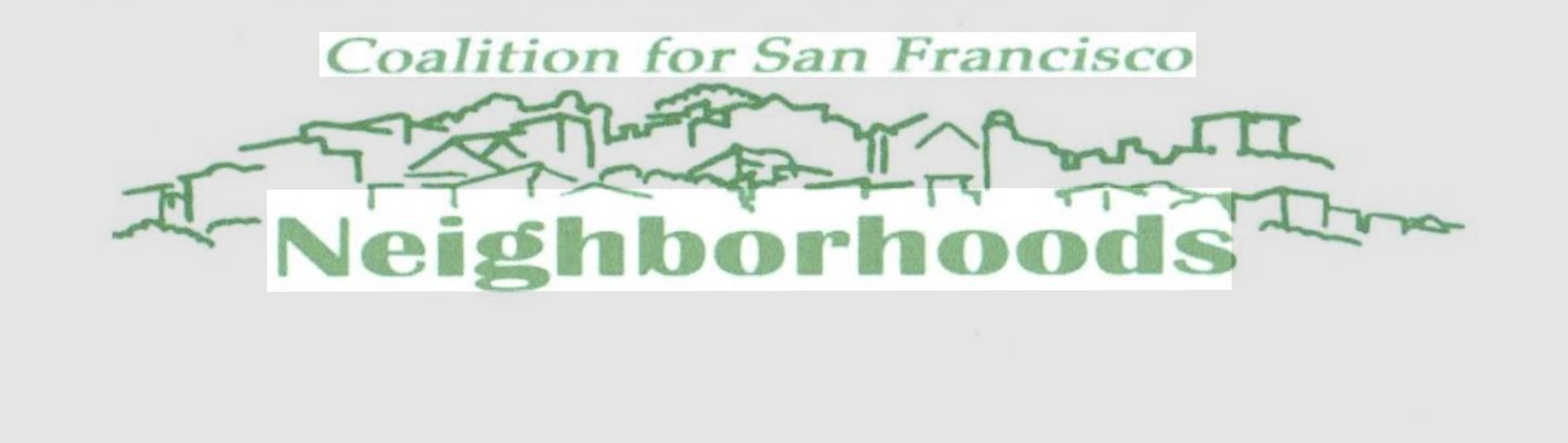 Coalition for San Francisco Neighborhoods