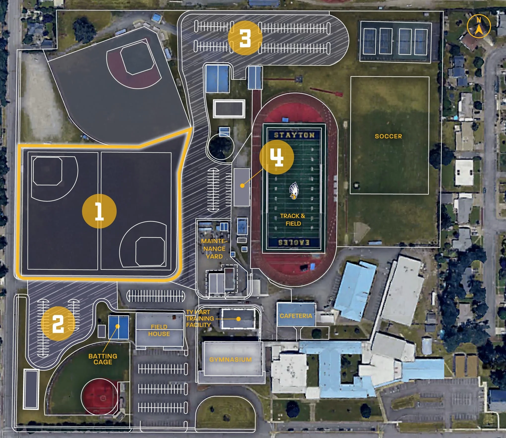 Planned high school sports facility upgrades