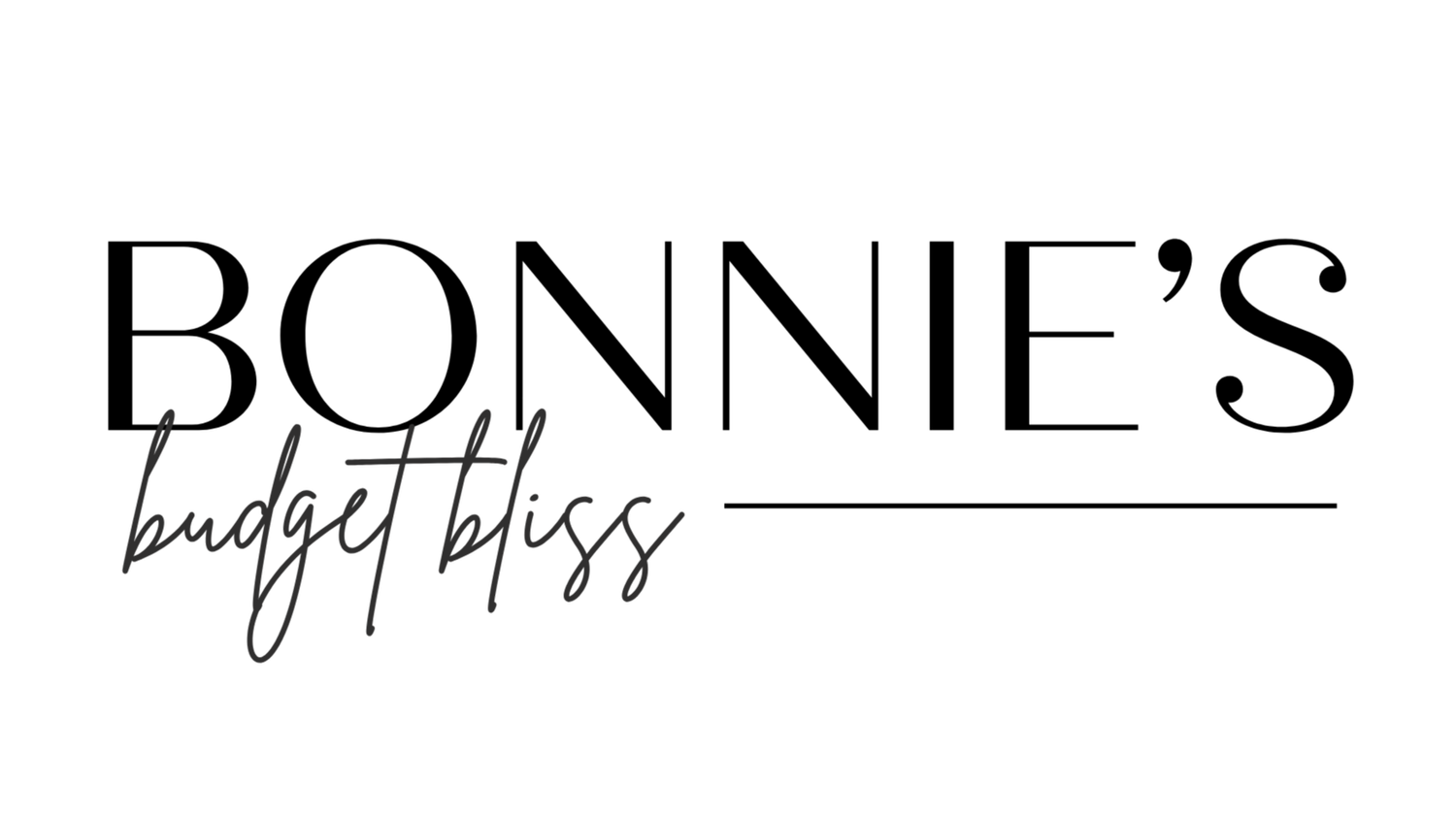 Bonnie's Budget Bliss