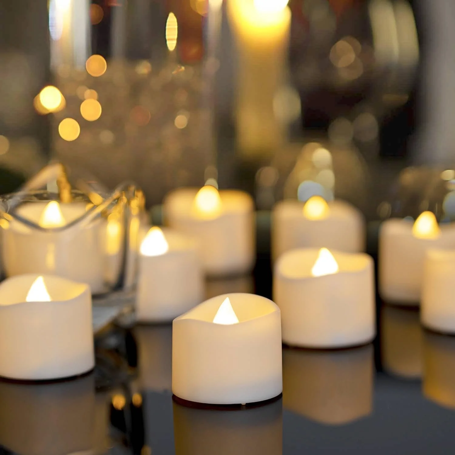 Rental Flameless Tea Light Candle (Set of 3)