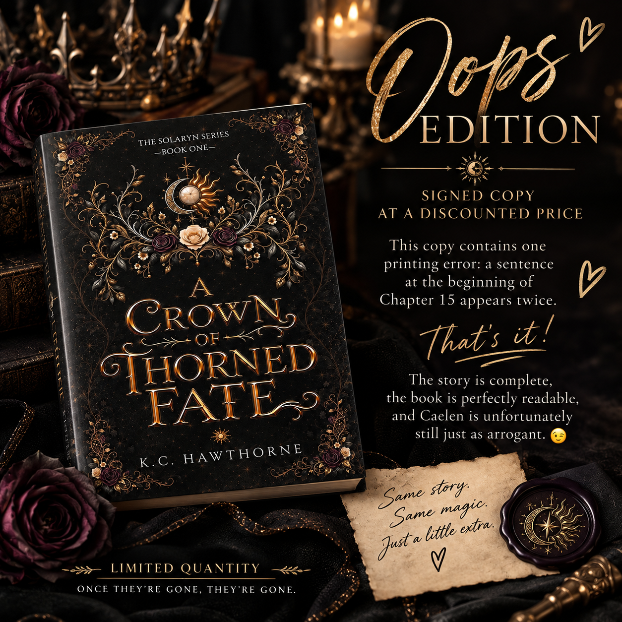 Oops Edition — Signed Copy 🥀
