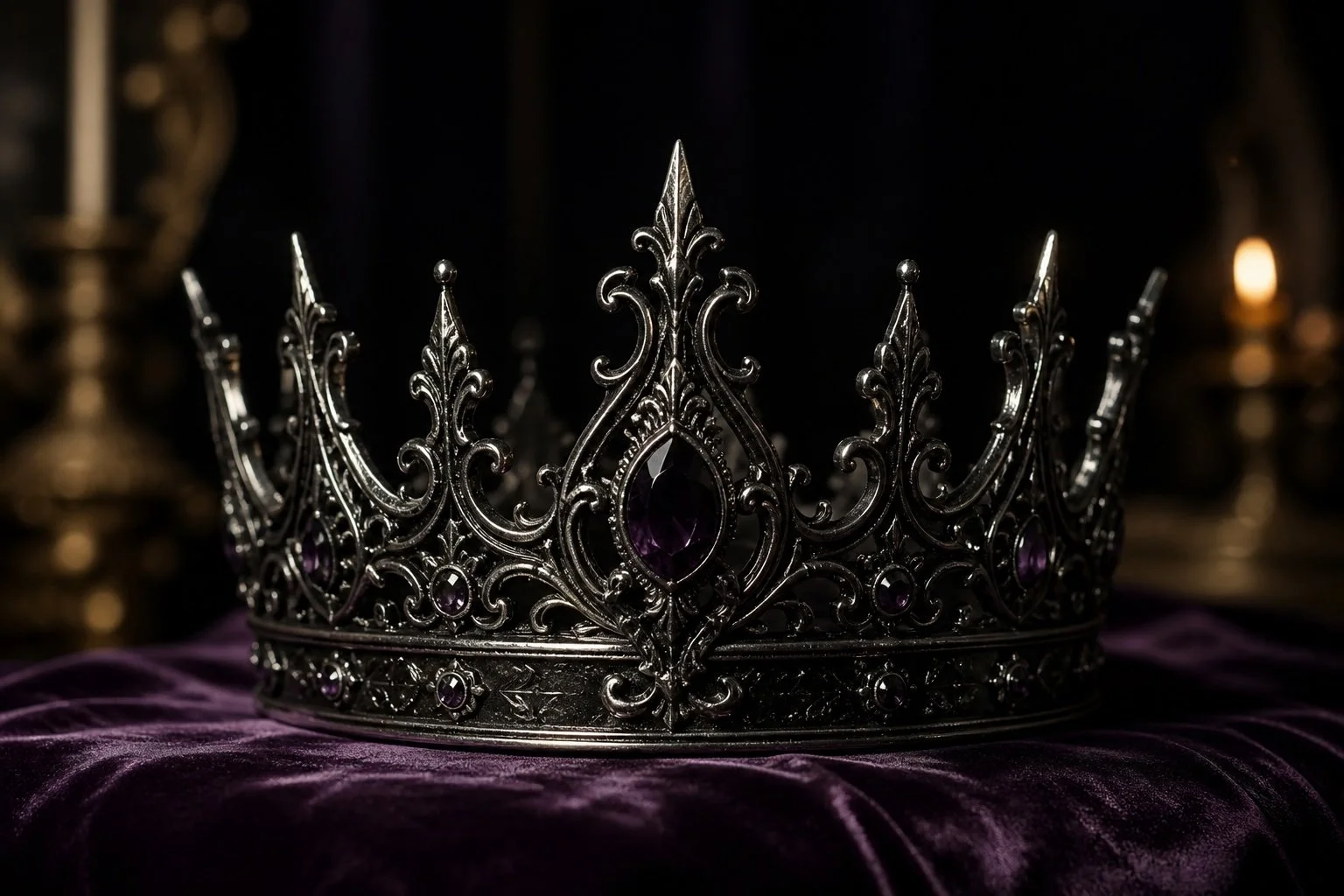 Thorn Court crown inspired by A Crown of Thorned Fate dark fae romantasy