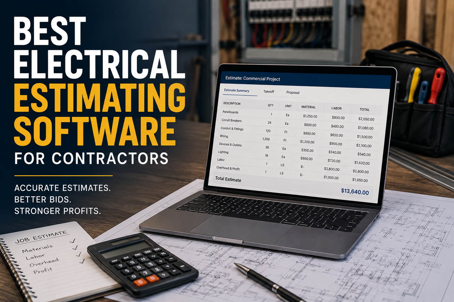 Best Electrical Estimating Software for Contractors in 2026