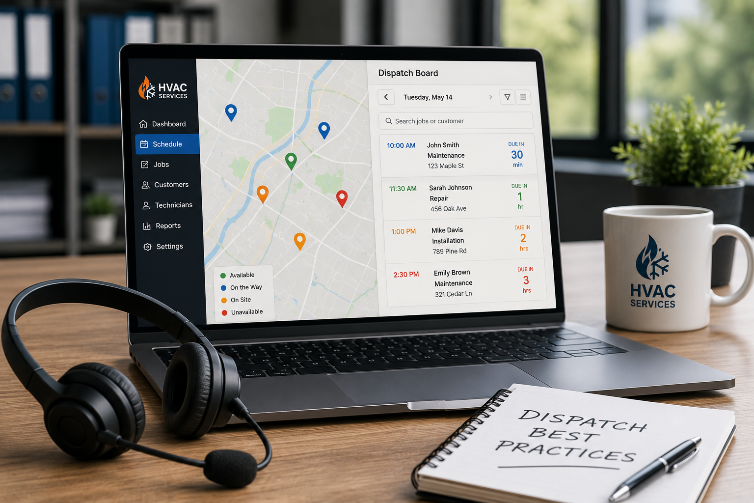 HVAC Dispatch Best Practices: How to Improve Scheduling, Efficiency, and Profitability