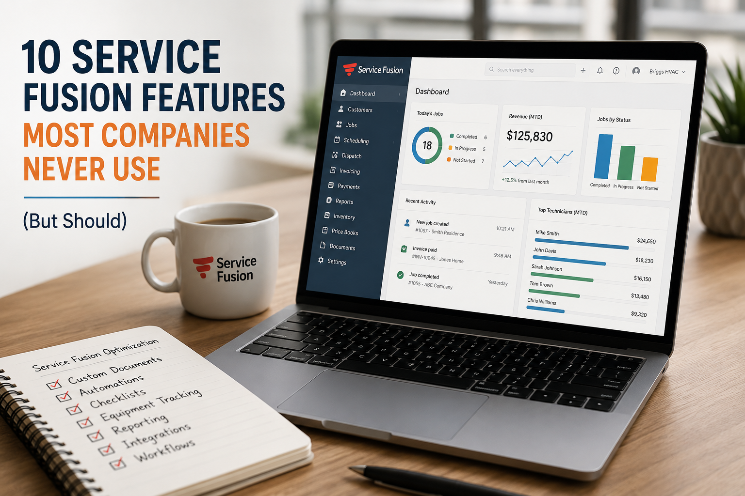 10 Service Fusion Features Most Companies Never Use