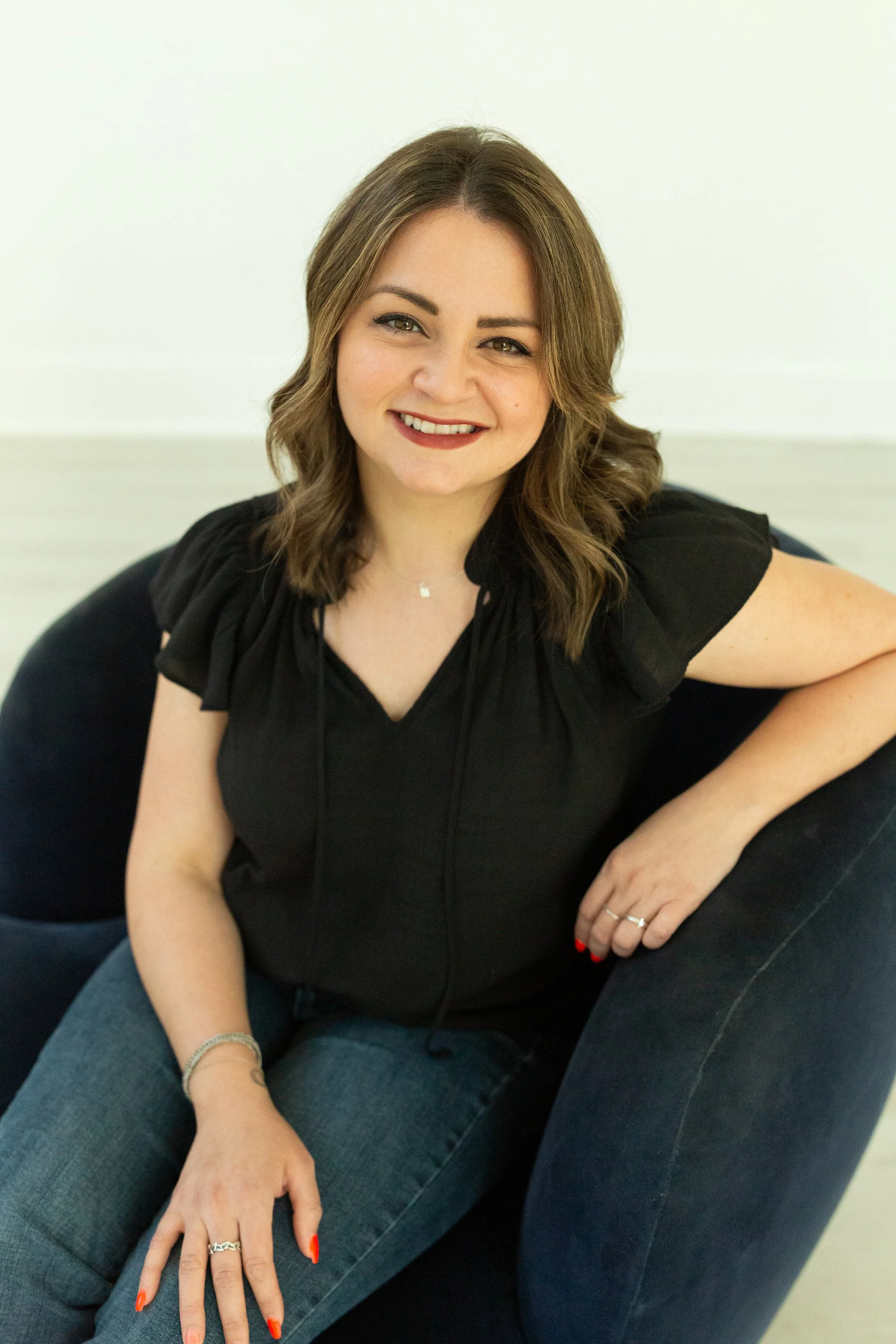 Headshot of Angelica Coumanova, Ph.D., licensed psychologist and Texas RxP board member, Tarrant County.
