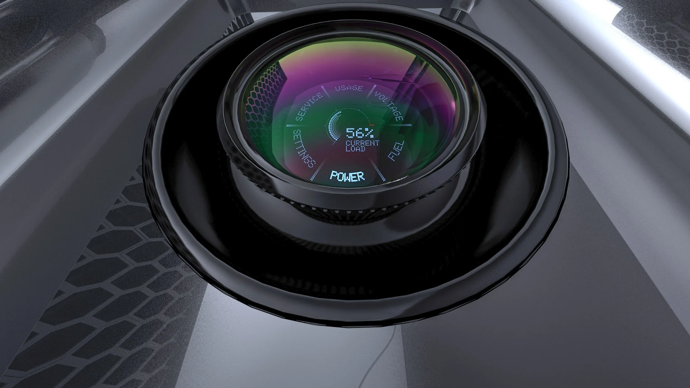 hardline design, high quality CAD visualization, 3D rendering, product render, power generator